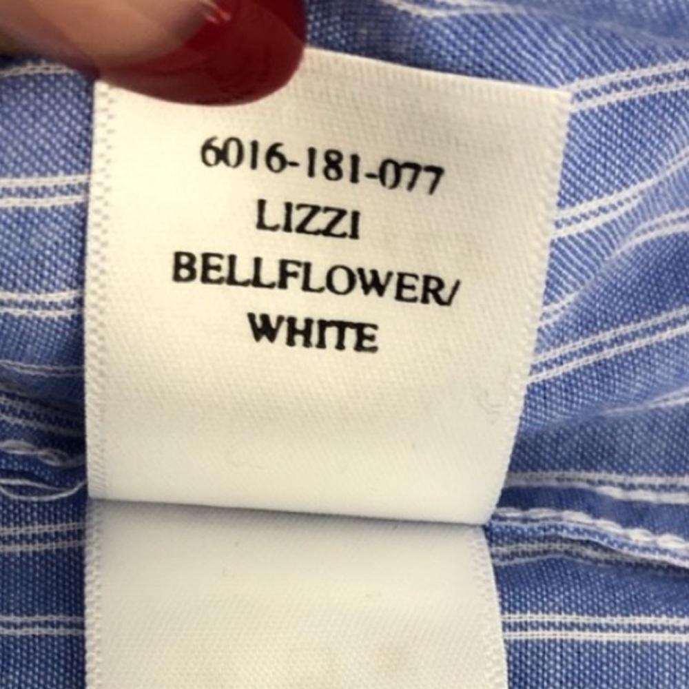 Rails Lizzi Striped Ruffle Sleeve Button Down Shi… - image 5